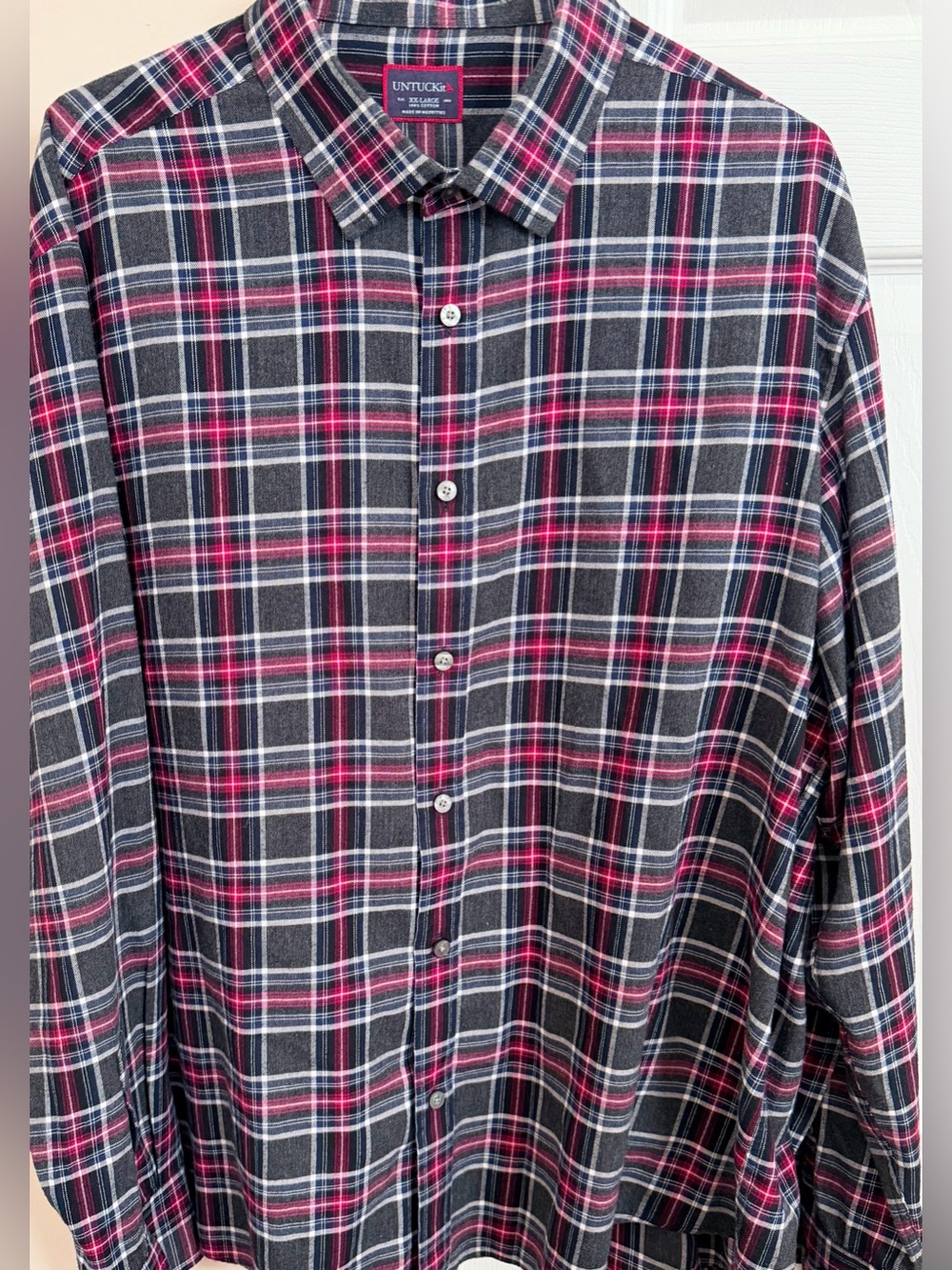 UNTUCKit 100% Cotton Multicolored Men’s 2XL Long Sleeve Button Up Shirt